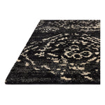 Featuring Meryl Black / Ivory Hand-Knotted Rug by Loloi at Amethyst Home. The Meryl Collection is a hand-knotted area rug that reimagines traditional Moroccan motifs at a much larger scale for a striking, modern feel. With an especially plush and chunky pile, its the ideal bedroom rug (and very welcome in living rooms, too). This collection is hand-knotted o. Amethyst Home provides interior design, new home construction design consulting, vintage area rugs, and lighting in the Portland metro area.