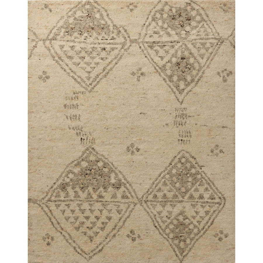 Meryl Ivory / Grey Hand-Knotted Rug