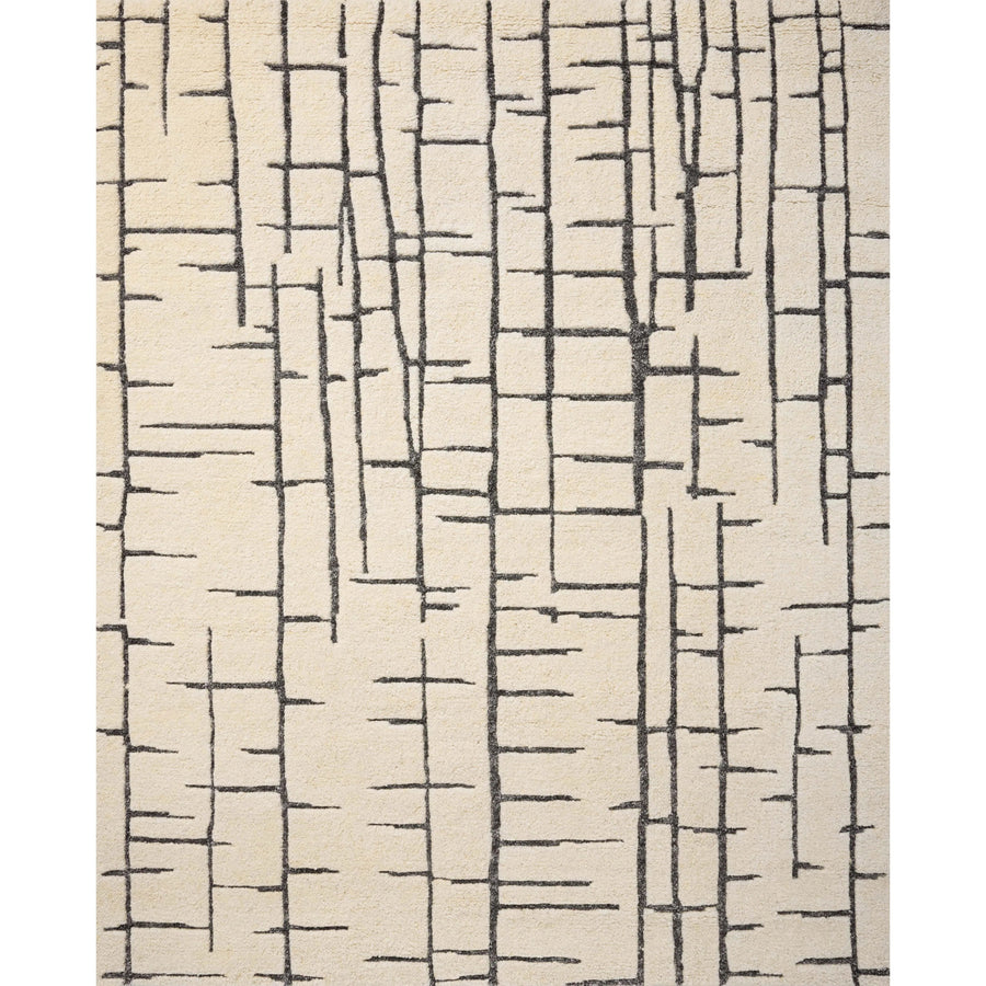 Otto Ivory / Charcoal Hand-Knotted Rug