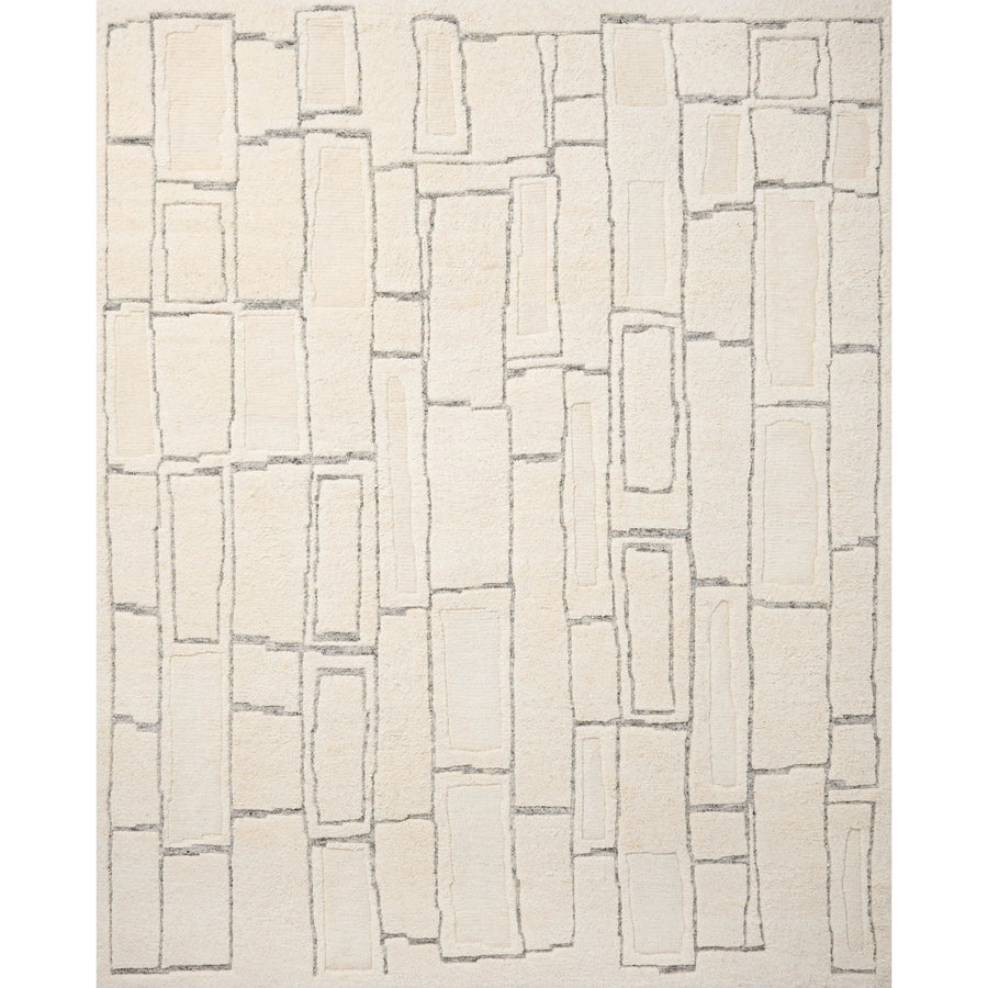 Otto Ivory / Slate Hand-Knotted Rug
