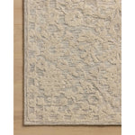 Featuring Prudence Mist / Ivory Rug by Loloi at Amethyst Home. The Prudence Collection is a hand-tufted area rug made of soft, space-dyed wool and cotton, which lends a subtle gradation of color throughout the floral design. The rugs background is low-looped, while the pattern is made with a chunky, higher loop to create even more depth in this sophisticated de. Amethyst Home provides interior design, new home construction design consulting, vintage area rugs, and lighting in the Miami metro area.