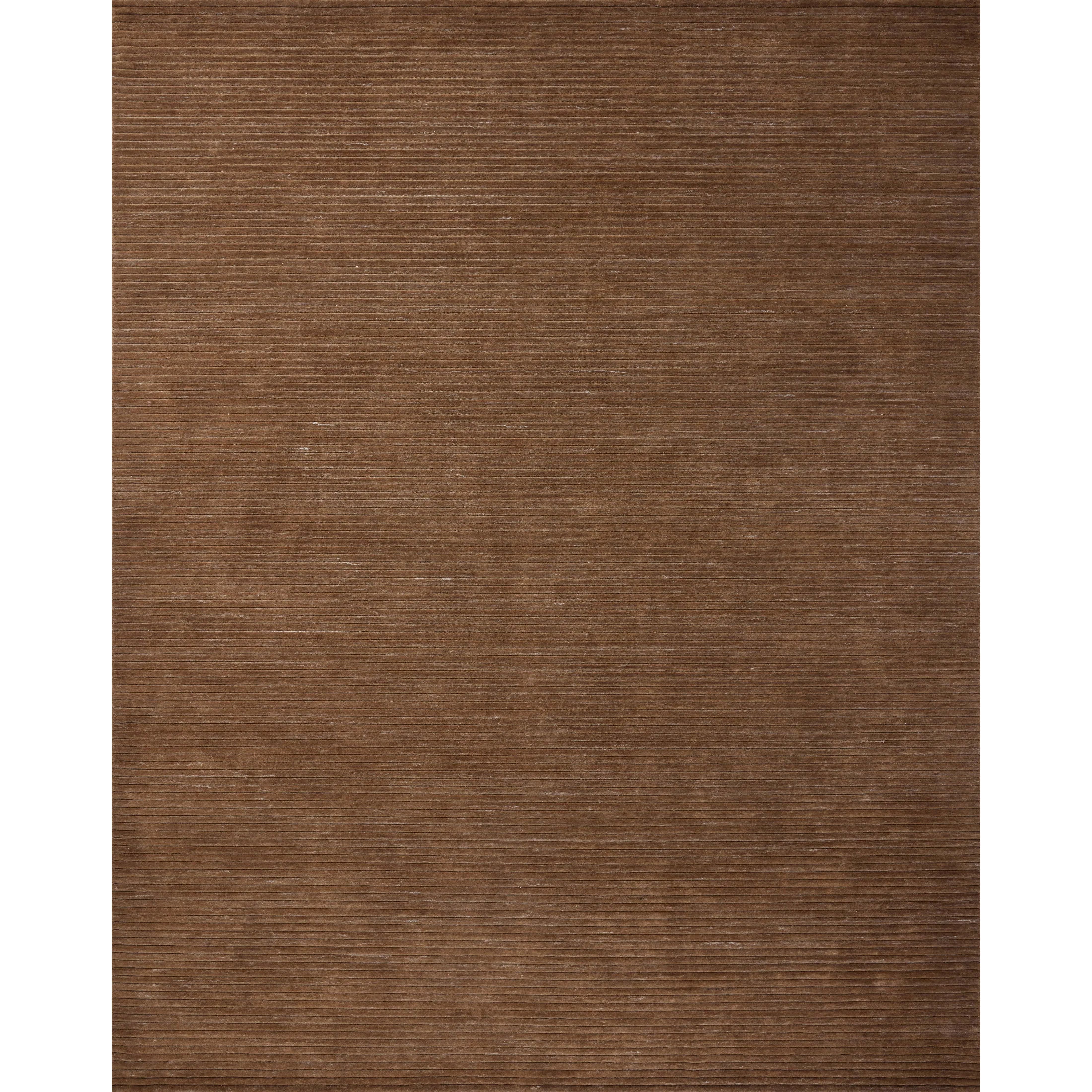 Sophisticated ribbing runs across the Sterling Mocha Rug, a nicely textured area rug with a natural color palette rich in tonality. Sterling is hand-loomed of polyester that’s refreshingly easy to clean and withstands high-traffic in living rooms, dining rooms, or bedrooms. Amethyst Home provides interior design, new home construction design consulting, vintage area rugs, and lighting in the Houston metro area.