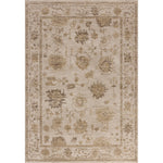 Featuring Willa Fog / Natural Rug by Loloi at Amethyst Home. The Willa Collection is a power-loomed area rug based on traditional Turkish motifs that ebb and flow across the design with the yarns shifting tones. The rugs vintage-style design and light palettes with tones of sand and pale sky is elegantly neutral for living rooms, bedrooms, hallways, and more. T. Amethyst Home provides interior design, new home construction design consulting, vintage area rugs, and lighting in the Miami metro area.