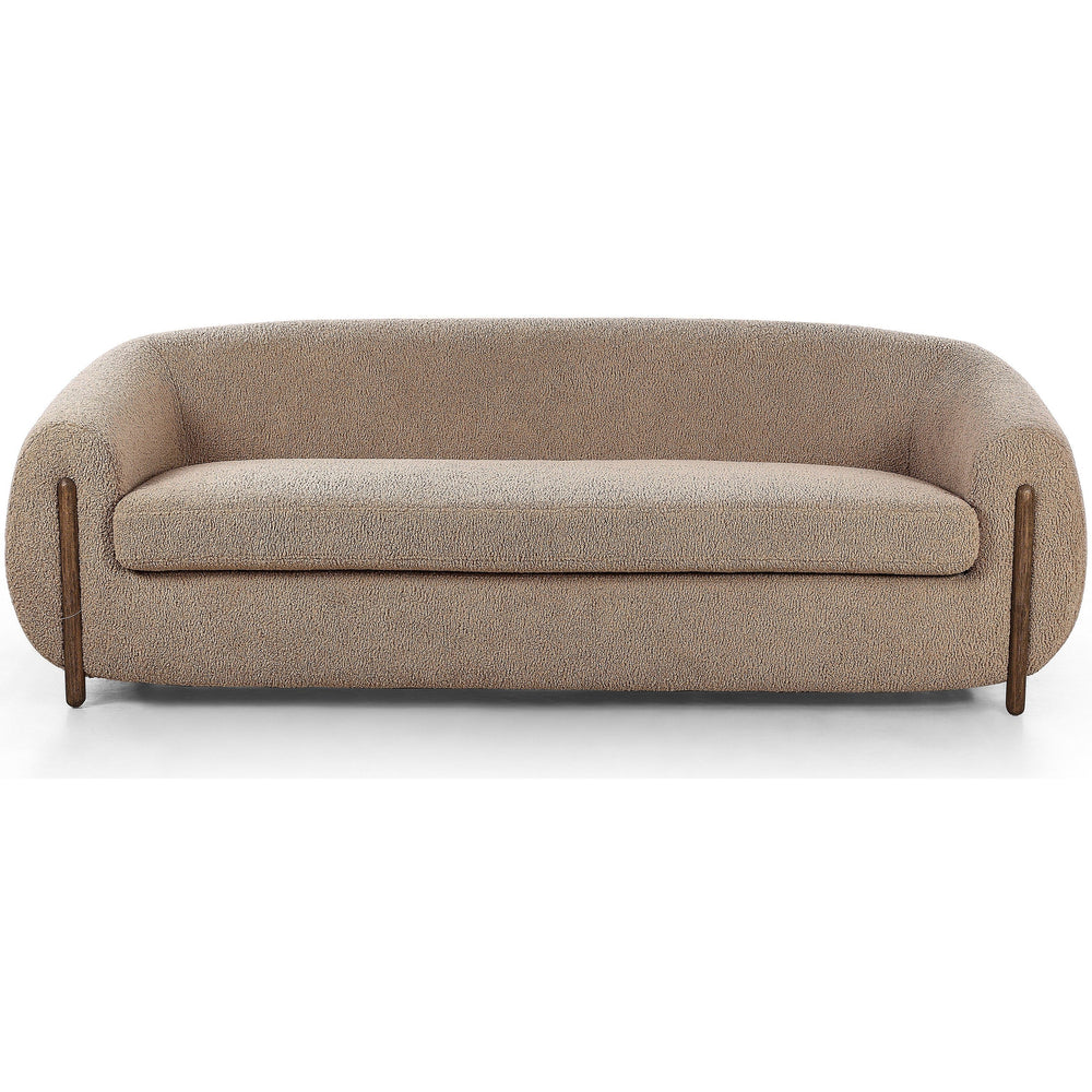 Lyla Sheepskin Camel Sofa | ready to ship!