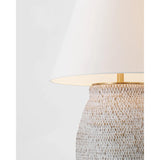 Featuring Avedon Large Table Lamp by Visual Comfort at Amethyst Home. Discover the Avedon Large Table Lamp, featuring a natural rattan design and a linen shade for a stylish and functional addition to any space.
Overall Dimensions: 23" L x 23" W x 33" HWeight: 15 lbs..  Amethyst Home provides interior design, new home construction design consulting, vintage area rugs, and lighting in the Miami metro area.