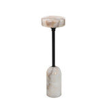 Madera End Table - Natural Cream Onyx | shipping 10/28/2026