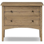 Featuring Maggie Aged Smoked Oak Resawn Nightstand by Four Hands at Amethyst Home. A cleanly shaped six-drawer dresser is crafted from aged smoked oak, highlighting the wood?s natural grain. Roomy drawers offer plenty of space for bedroom storage, while the slim, tapered legs give the piece a subtle lift, creating a grounded look.Overall Dimensions: 30.00"w. Amethyst Home provides interior design, new home construction design consulting, vintage area rugs, and lighting in the Park City metro area.