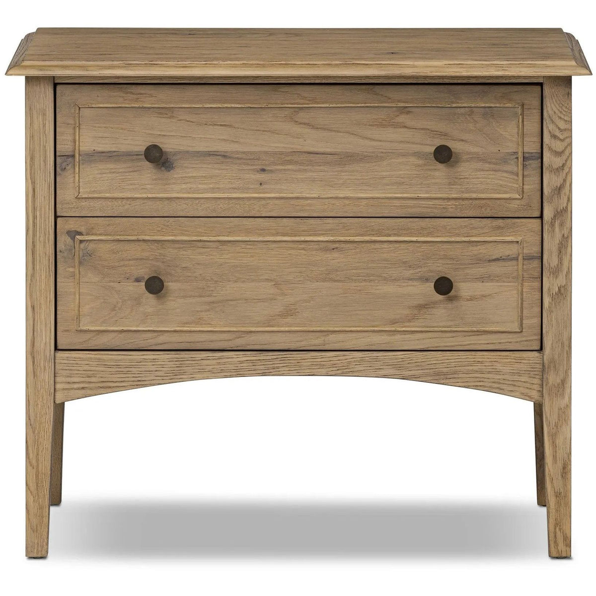 Maggie Aged Smoked Oak Resawn Nightstand | ready to ship!