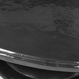 Magnolia Dining Table 76" - Glossy Black Concrete