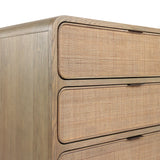Maia 6 Drawer Dresser - Dusty Brown Cane | shipping 12/25/2026