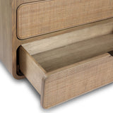 Maia 6 Drawer Dresser - Dusty Brown Cane | shipping 12/25/2026