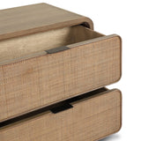 Maia Nightstand - Dusty Brown Oak Veneer | shipping 12/25/2026