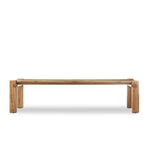 Featuring Marcia Natural Reclaimed French Oak Dining Table 120" by Four Hands at Amethyst Home. Designed by Thomas Bina and Ronald Sasson, a design partnership blending both modern minimalist and Brazilian influences. Crafted from natural reclaimed French oak with overstated joint details. Rounded edges bring a soft, playful feel to this grand-scale piece. Seats 12.Overall Di. Amethyst Home provides interior design, new construction, custom furniture, and area rugs in the Salt Lake City metro area