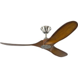 Brushed Steel with Koa Blades