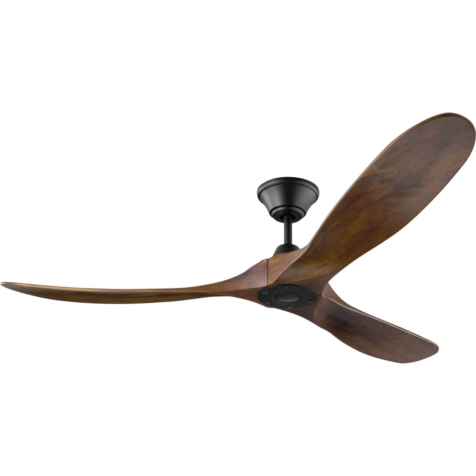 with Dark Walnut Blades Matte Black