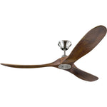 Brushed Steel with Dark Walnut Blades
