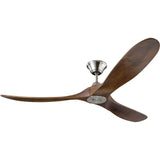 Brushed Steel with Dark Walnut Blades