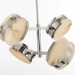 Featuring Melange 25" Multi-Positional Semi-Flush Chandelier Polished Nickel by Visual Comfort at Amethyst Home. Elevate your space with our Melange 25" Multi-Positional Semi-Flush Chandelier in Polished Nickel. Impeccably crafted, this chandelier exudes sophistication and refinement. Its multi-positional design allows for versatile lighting, while the polished nickel finish adds a to. Amethyst Home provides interior design, new construction, custom furniture, and area rugs in the Miami metro area