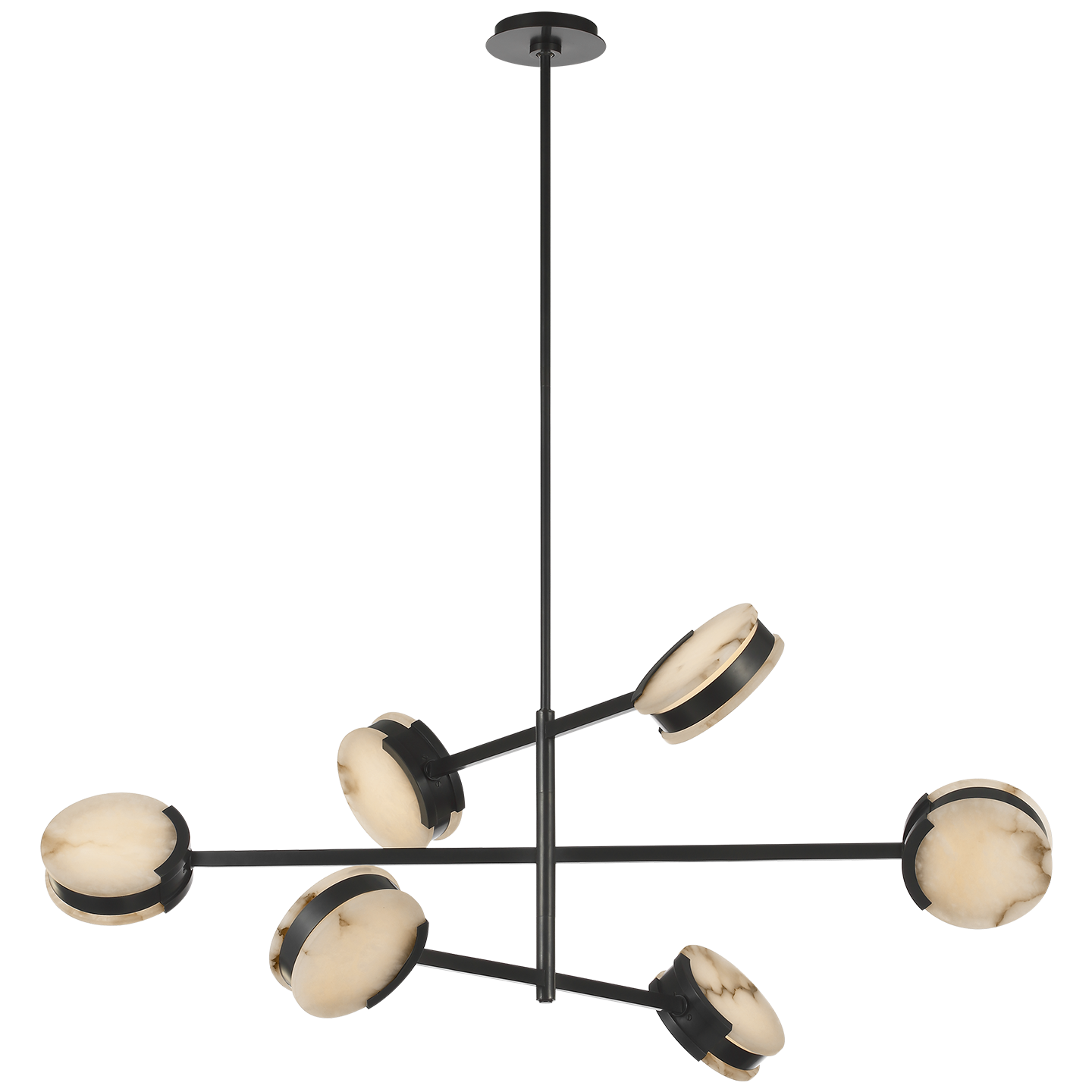Featuring Melange 48" Multi-Positional Chandelier Bronze by Visual Comfort at Amethyst Home. Illuminate your space with the elegance and sophistication of the Melange Chandelier. Featuring a multi-positional design, this chandelier adds a touch of luxury to any room. Crafted with a bronze finish, it exudes a world of art and fashion. Elevate your home decor with this tasteful an. Amethyst Home provides interior design, new construction, custom furniture, and area rugs in the Kansas City metro area