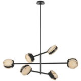 Featuring Melange 48" Multi-Positional Chandelier Bronze by Visual Comfort at Amethyst Home. Illuminate your space with the elegance and sophistication of the Melange Chandelier. Featuring a multi-positional design, this chandelier adds a touch of luxury to any room. Crafted with a bronze finish, it exudes a world of art and fashion. Elevate your home decor with this tasteful an. Amethyst Home provides interior design, new construction, custom furniture, and area rugs in the Kansas City metro area