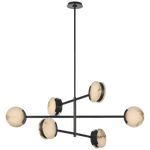 Featuring Melange 48" Multi-Positional Chandelier Bronze by Visual Comfort at Amethyst Home. Illuminate your space with the elegance and sophistication of the Melange Chandelier. Featuring a multi-positional design, this chandelier adds a touch of luxury to any room. Crafted with a bronze finish, it exudes a world of art and fashion. Elevate your home decor with this tasteful an. Amethyst Home provides interior design, new construction, custom furniture, and area rugs in the Los Angeles metro area