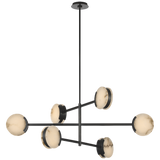 Featuring Melange 48" Multi-Positional Chandelier Bronze by Visual Comfort at Amethyst Home. Illuminate your space with the elegance and sophistication of the Melange Chandelier. Featuring a multi-positional design, this chandelier adds a touch of luxury to any room. Crafted with a bronze finish, it exudes a world of art and fashion. Elevate your home decor with this tasteful an. Amethyst Home provides interior design, new construction, custom furniture, and area rugs in the Los Angeles metro area