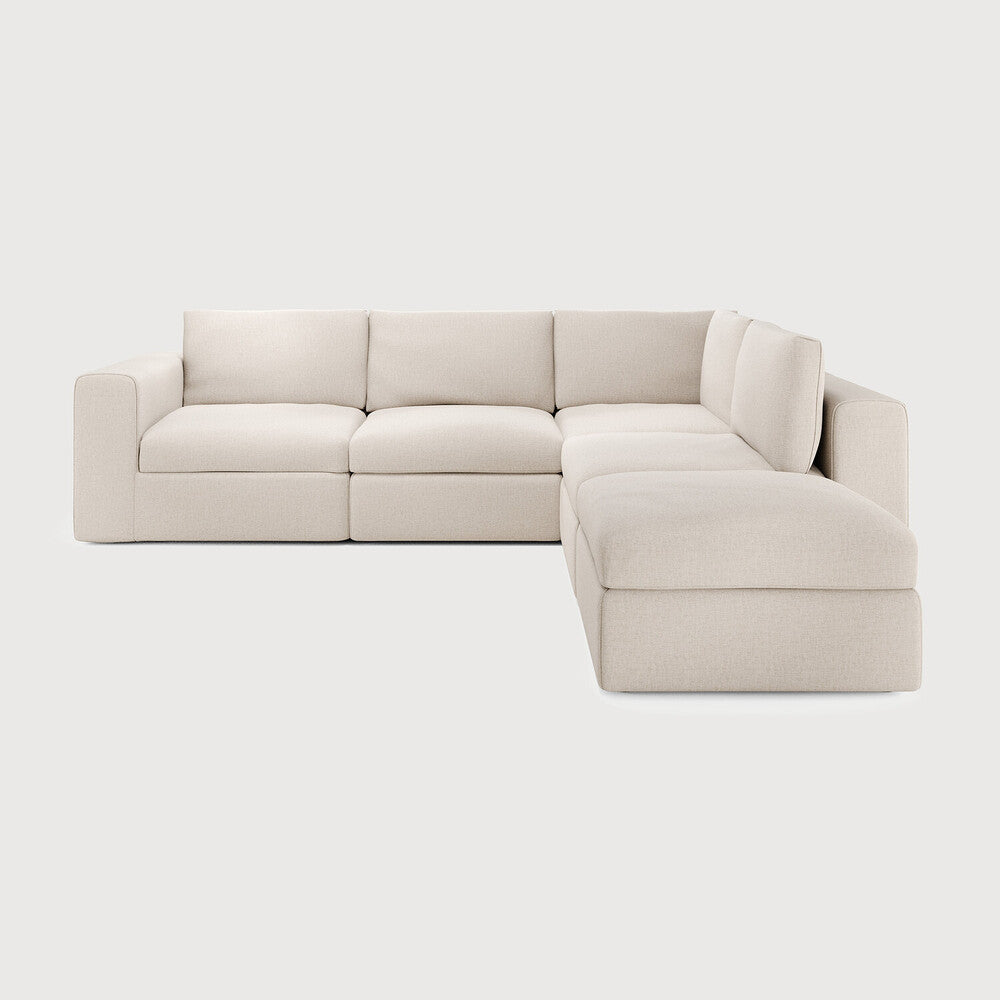 Mellow Off White Eco Right No Modular Sofa Set | ready to ship!