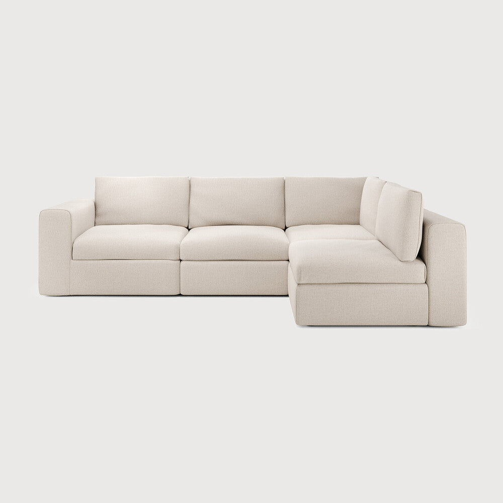 Mellow Off White Eco Right No Modular Sofa Set | ready to ship!