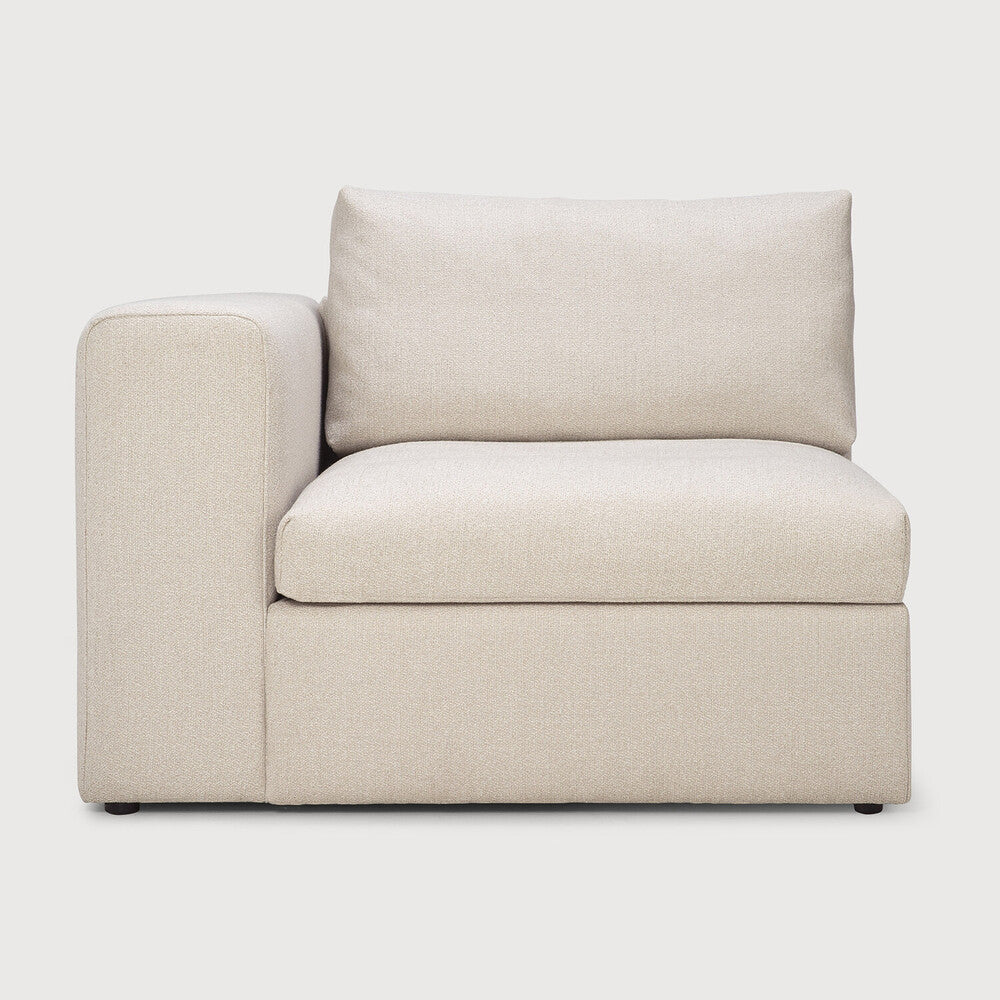 Featuring Mellow Off White Modular Sofa by Ethnicraft at Amethyst Home. Comfort ideals form the basis of the Mellow. With clean and classic
lines, paired with subtle seam detailing, the Mellow is the welcoming
anchor to a liveable lounge space. Choose and place configurable pieces together for a personalised sofa to suit your needs.Adjustable Feet : NoBackrest Density : 30 kg/m³Col. Amethyst Home provides interior design, new construction, custom furniture, and area rugs in the Portland metro area