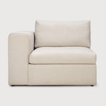 Featuring Mellow Off White Modular Sofa by Ethnicraft at Amethyst Home. Comfort ideals form the basis of the Mellow. With clean and classic
lines, paired with subtle seam detailing, the Mellow is the welcoming
anchor to a liveable lounge space. Choose and place configurable pieces together for a personalised sofa to suit your needs.Adjustable Feet : NoBackrest Density : 30 kg/m³Col. Amethyst Home provides interior design, new construction, custom furniture, and area rugs in the Portland metro area