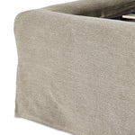 Featuring Meryl Broadway Stone Slipcover Bed by Four Hands at Amethyst Home. Inspired by the curved silhouette of the camel-back sofa, this classic shape is updated with the casual look of a slipcover. Slipcovered styles are fully removable and machine-washable for easy care.KingOverall Dimensions: 86.50"w x 89.00"d x 52.50"hWeight: 217.59 lbsQueenOverall Dimensions: 70.00"w x 89. Amethyst Home provides interior design, new construction, custom furniture, and area rugs in the Scottsdale metro area