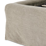 Featuring Meryl Broadway Stone Slipcover Bed by Four Hands at Amethyst Home. Inspired by the curved silhouette of the camel-back sofa, this classic shape is updated with the casual look of a slipcover. Slipcovered styles are fully removable and machine-washable for easy care.KingOverall Dimensions: 86.50"w x 89.00"d x 52.50"hWeight: 217.59 lbsQueenOverall Dimensions: 70.00"w x 89. Amethyst Home provides interior design, new construction, custom furniture, and area rugs in the Scottsdale metro area