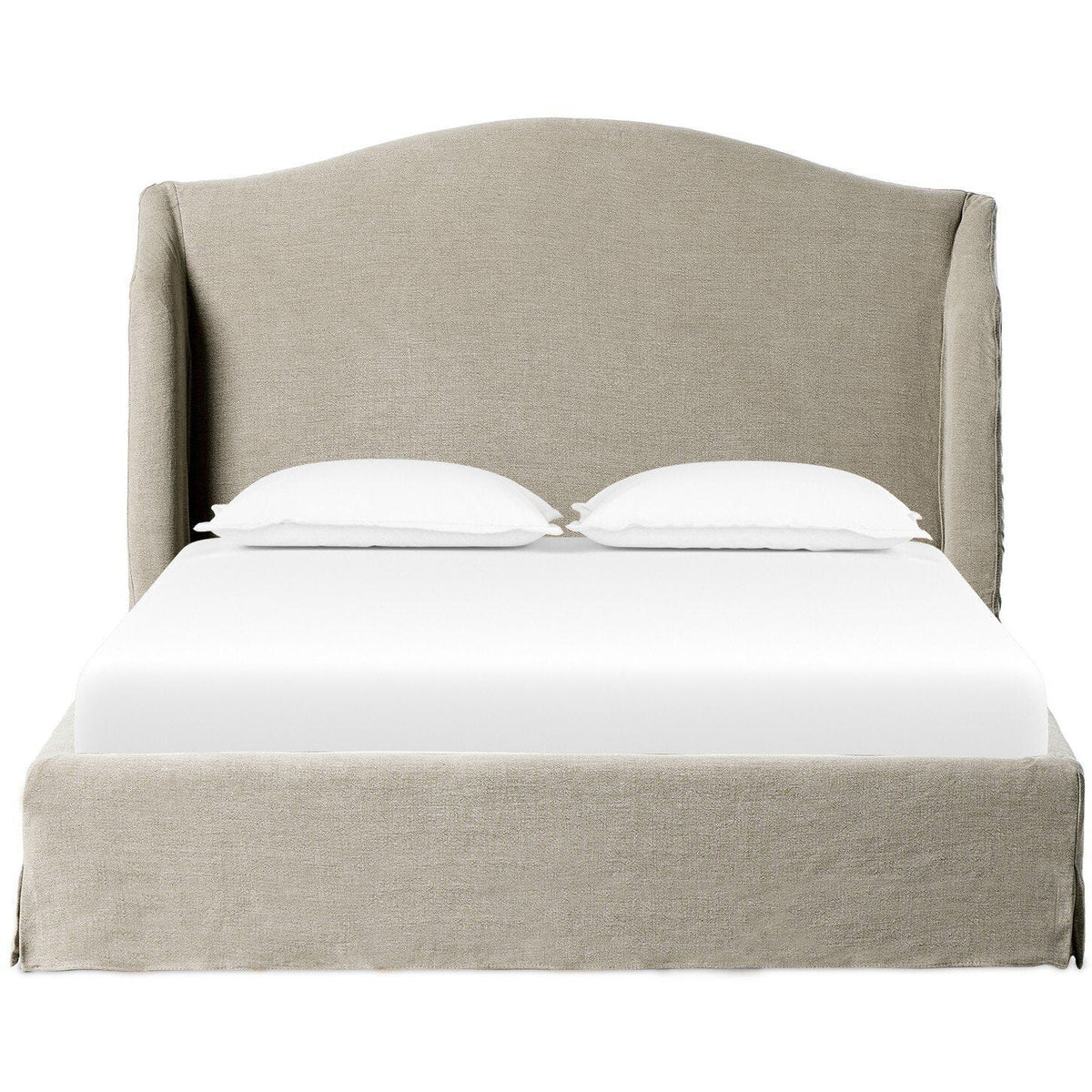 Meryl Broadway Stone Slipcover Bed