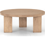 Mesa Round Coffee Table - Light Brushed  Four Hands