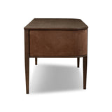 Mikeal Desk - Chestnut Parawood | shipping 10/15/2026