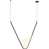 Mizu 33" Chandelier - Nightshade Black