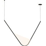 Mizu 48" Chandelier - Nightshade Black