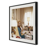 Monocled Miss by Slim Aarons - Black Maple