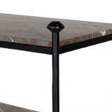 Monroe Bookshelf - Textured Smoke and Russet - Aged Hammered Iron | shipping 12/25/2026