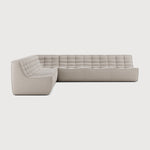 Featuring N701 Beige 90° Square Left Corner Modular Sofa Set by Ethnicraft at Amethyst Home. The N701 sofa is an inviting design that oozes comfort and relaxation. By combining the different modules and sizes, you have unlimited possibilities when it comes to creating your own unique setting. Designed by Jacques Deneef, it’s available in multiple colours and materials, with pre-c. Amethyst Home provides interior design, new construction, custom furniture, and area rugs in the Washington metro area