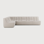 Featuring N701 Beige 90° Square Left Corner Modular Sofa Set by Ethnicraft at Amethyst Home. The N701 sofa is an inviting design that oozes comfort and relaxation. By combining the different modules and sizes, you have unlimited possibilities when it comes to creating your own unique setting. Designed by Jacques Deneef, it’s available in multiple colours and materials, with pre-c. Amethyst Home provides interior design, new construction, custom furniture, and area rugs in the Washington metro area