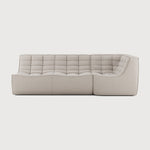 Featuring N701 Beige 90° Square Corner Right Modular Sofa Set by Ethnicraft at Amethyst Home. The N701 sofa is an inviting design that oozes comfort and relaxation. By combining the different modules and sizes, you have unlimited possibilities when it comes to creating your own unique setting. Designed by Jacques Deneef, it’s available in multiple colours and materials, with pre-conf. Amethyst Home provides interior design, new construction, custom furniture, and area rugs in the Austin metro area