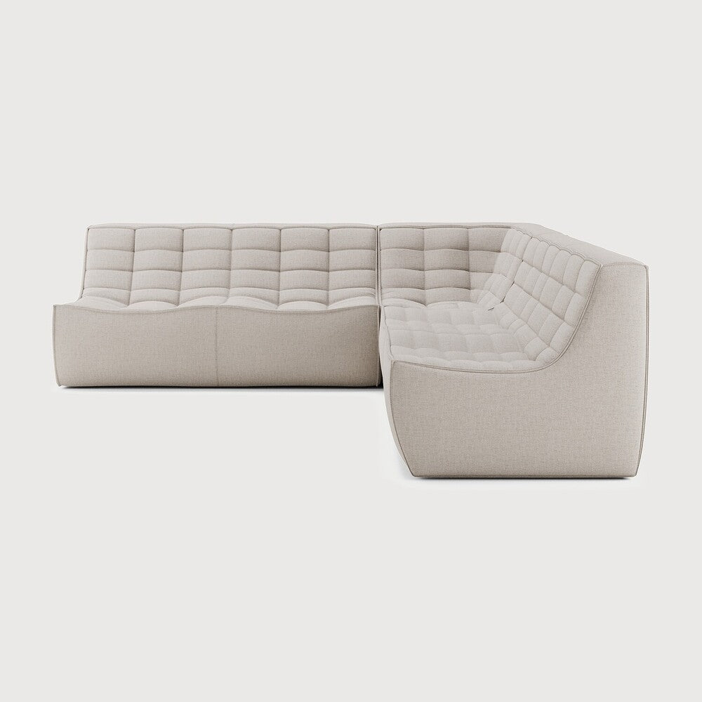 Featuring N701 Beige 90° Square Corner Right Modular Sofa Set by Ethnicraft at Amethyst Home. The N701 sofa is an inviting design that oozes comfort and relaxation. By combining the different modules and sizes, you have unlimited possibilities when it comes to creating your own unique setting. Designed by Jacques Deneef, it’s available in multiple colours and materials, with pre-. Amethyst Home provides interior design, new construction, custom furniture, and area rugs in the Des Moines metro area