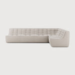 Featuring N701 Beige 90° Square Corner Right Modular Sofa Set by Ethnicraft at Amethyst Home. The N701 sofa is an inviting design that oozes comfort and relaxation. By combining the different modules and sizes, you have unlimited possibilities when it comes to creating your own unique setting. Designed by Jacques Deneef, it’s available in multiple colours and materials, with pre. Amethyst Home provides interior design, new construction, custom furniture, and area rugs in the Los Angeles metro area