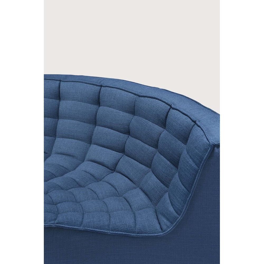 Featuring N701 Blue 90° Round Corner Right Modular Sofa Set by Ethnicraft at Amethyst Home. The N701 sofa is an inviting design that oozes comfort and relaxation. By combining the different modules and sizes, you have unlimited possibilities when it comes to creating your own unique setting. Designed by Jacques Deneef, it’s available in multiple colours and materials, with pre-con. Amethyst Home provides interior design, new construction, custom furniture, and area rugs in the Nashville metro area