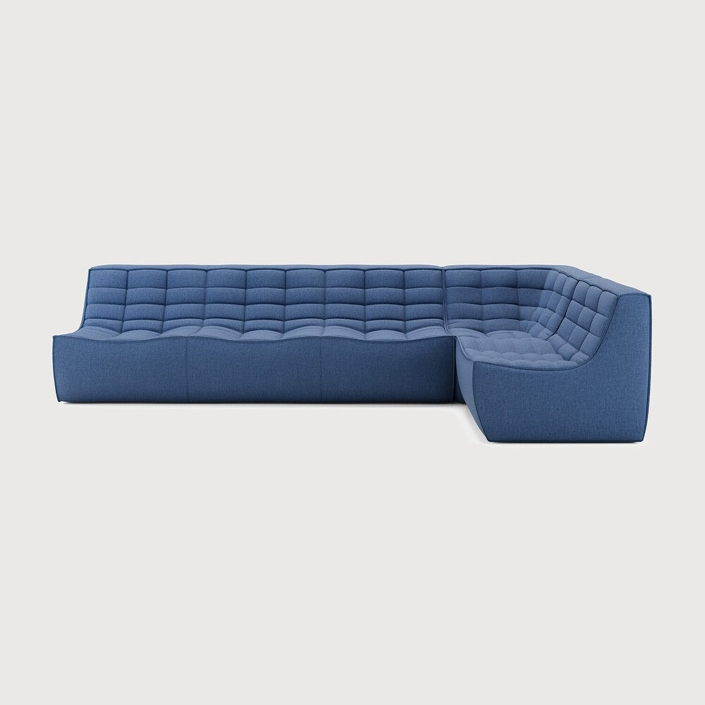 Featuring N701 Blue 90° Square Corner Right Modular Sofa Set by Ethnicraft at Amethyst Home. The N701 sofa is an inviting design that oozes comfort and relaxation. By combining the different modules and sizes, you have unlimited possibilities when it comes to creating your own unique setting. Designed by Jacques Deneef, it’s available in multiple colours and materials, with pre-confi. Amethyst Home provides interior design, new construction, custom furniture, and area rugs in the Dallas metro area
