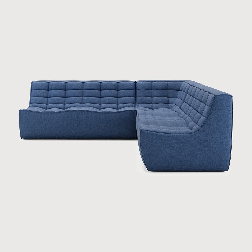 Featuring N701 Blue 90° Square Corner Right Modular Sofa Set by Ethnicraft at Amethyst Home. The N701 sofa is an inviting design that oozes comfort and relaxation. By combining the different modules and sizes, you have unlimited possibilities when it comes to creating your own unique setting. Designed by Jacques Deneef, it’s available in multiple colours and materials, with pre-c. Amethyst Home provides interior design, new construction, custom furniture, and area rugs in the Des Moines metro area