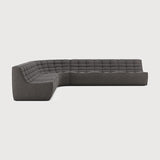 Featuring N701 Dark Grey 90° Round Left Corner Modular Sofa Set by Ethnicraft at Amethyst Home. The N701 sofa is an inviting design that oozes comfort and relaxation. By combining the different modules and sizes, you have unlimited possibilities when it comes to creating your own unique setting. Designed by Jacques Deneef, it’s available in multiple colours and materials, with pre-c. Amethyst Home provides interior design, new construction, custom furniture, and area rugs in the Houston metro area