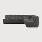 Featuring N701 Dark Grey 90° Round Corner Right Modular Sofa Set by Ethnicraft at Amethyst Home. The N701 sofa is an inviting design that oozes comfort and relaxation. By combining the different modules and sizes, you have unlimited possibilities when it comes to creating your own unique setting. Designed by Jacques Deneef, it’s available in multiple colours and materials, with p. Amethyst Home provides interior design, new construction, custom furniture, and area rugs in the Washington metro area