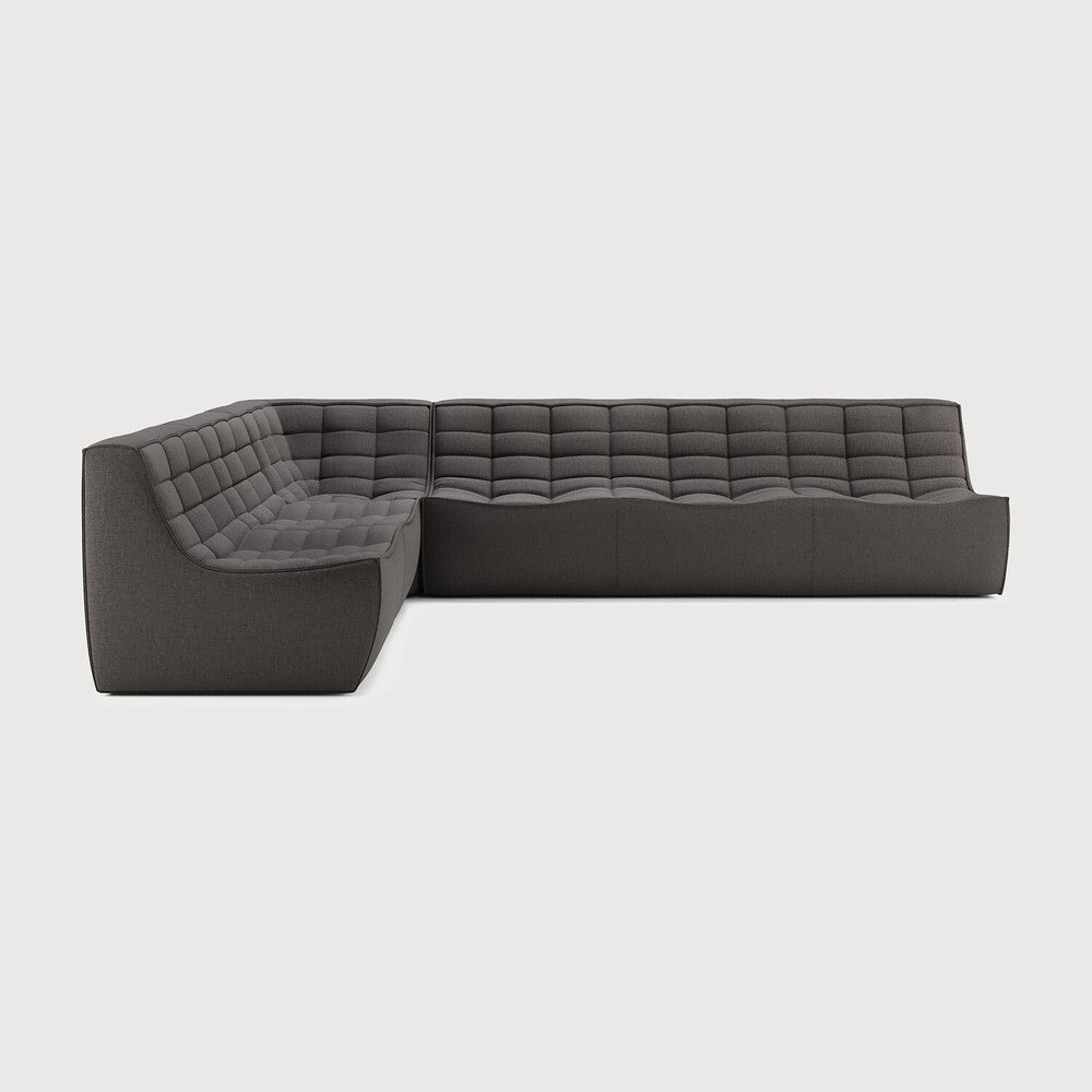 N701 Dark Grey 90° Square Left Corner Modular Sofa Set | ready to ship!